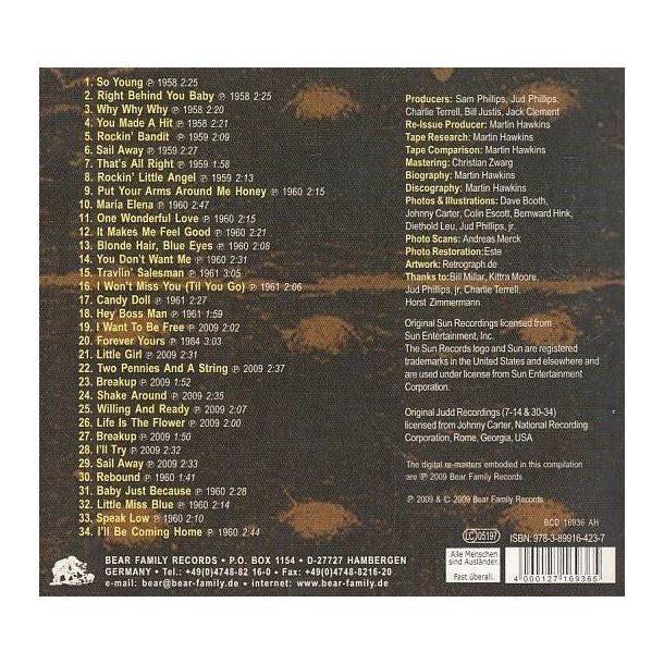 Rockin' Little Angel - The Sun Years, Plus (CD)