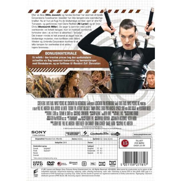 Resident Evil - Afterlife (DVD)