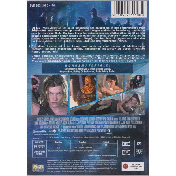 Resident evil - Apocalypse (DVD)
