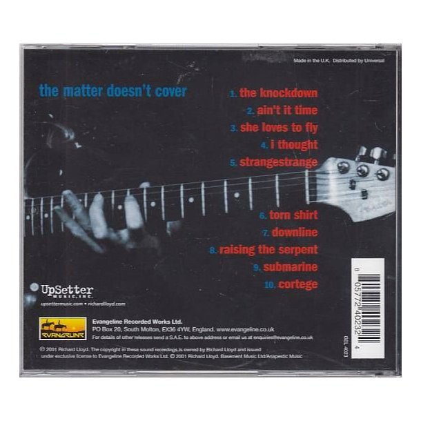 The Cover Doesn't Matter (CD)