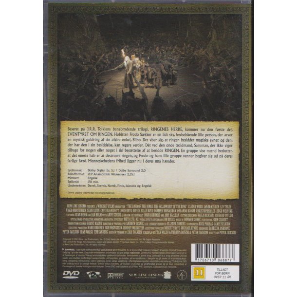 Ringenes herre - Eventyret om ringen (DVD)