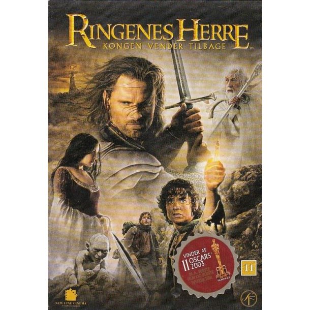 Ringenes Herre - Kongen vender tilbage (DVD)