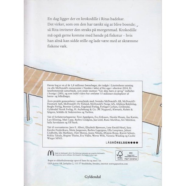 Rita & Krokodille fisketuren (Bog)