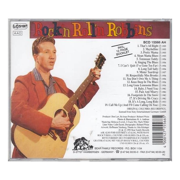 Rockin' Rollin' Robbins (CD)