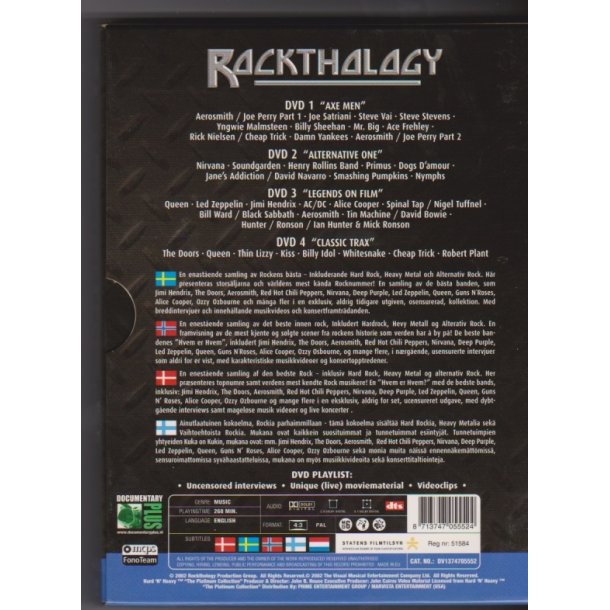 Rockthology (DVD)