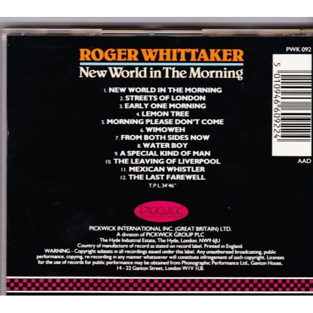 New world in the morning (CD)