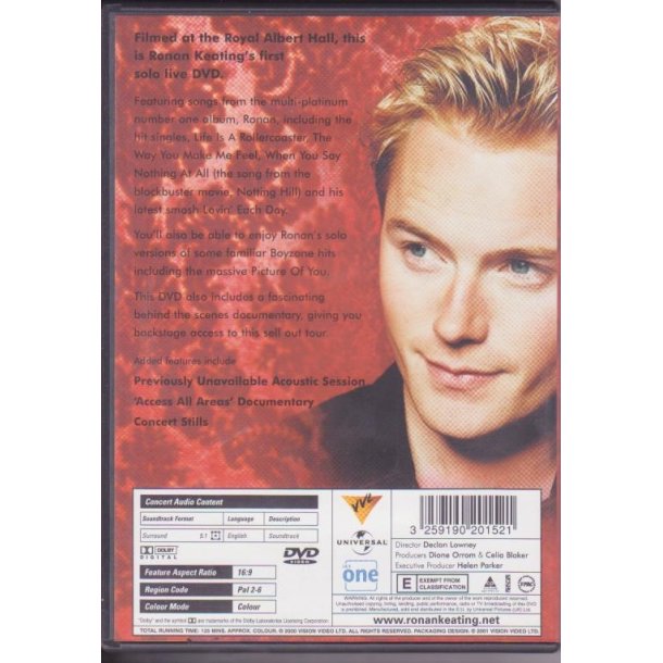 Ronan Live (DVD)