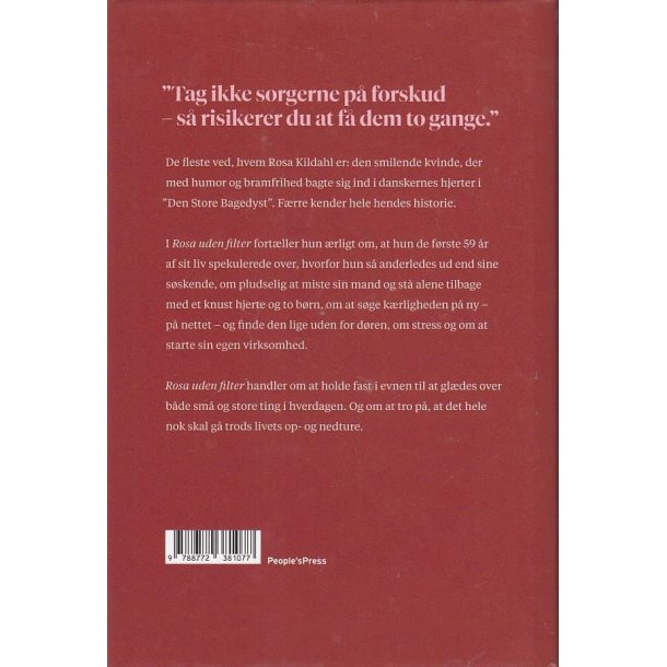 Rosa uden filter (Bog)