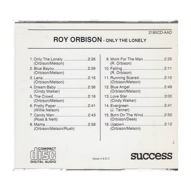 Only The Lonely (CD)