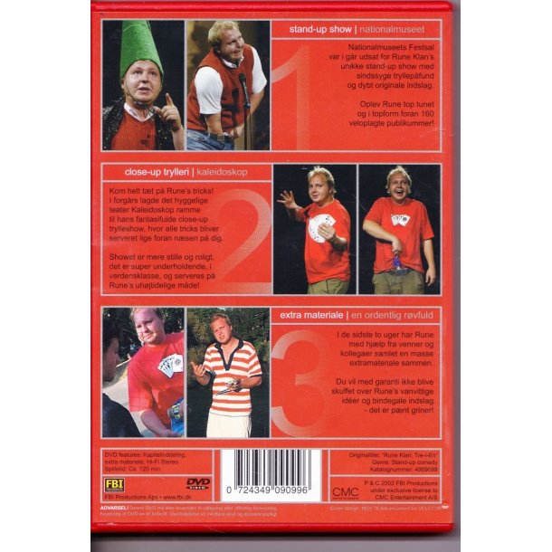 Rune Klan - tre-i-en (DVD)