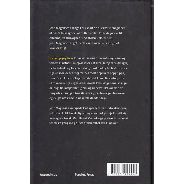 S� l�nge jeg lever (Bog)