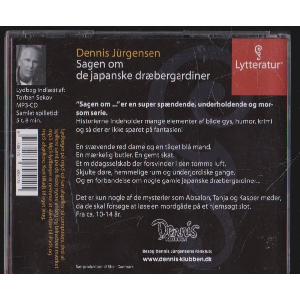 Sagen om de japanske dr�bergardiner (Lydbog)
