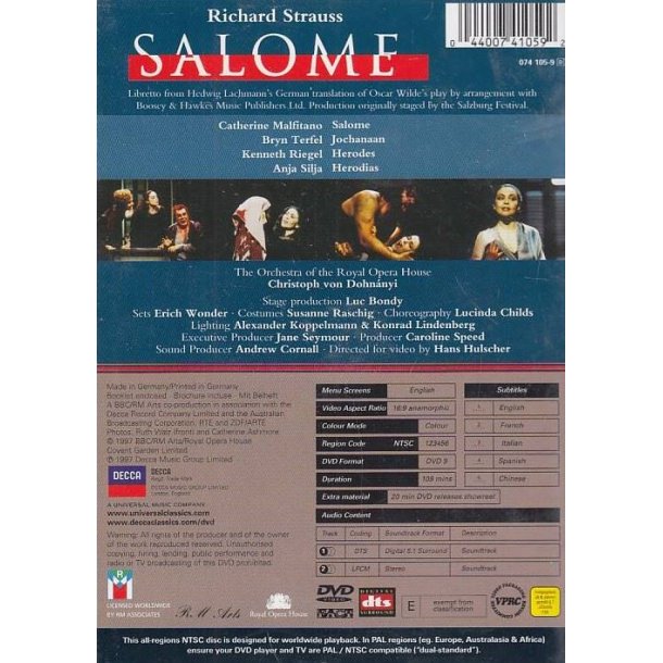 Salome - Richard Strauss (DVD)
