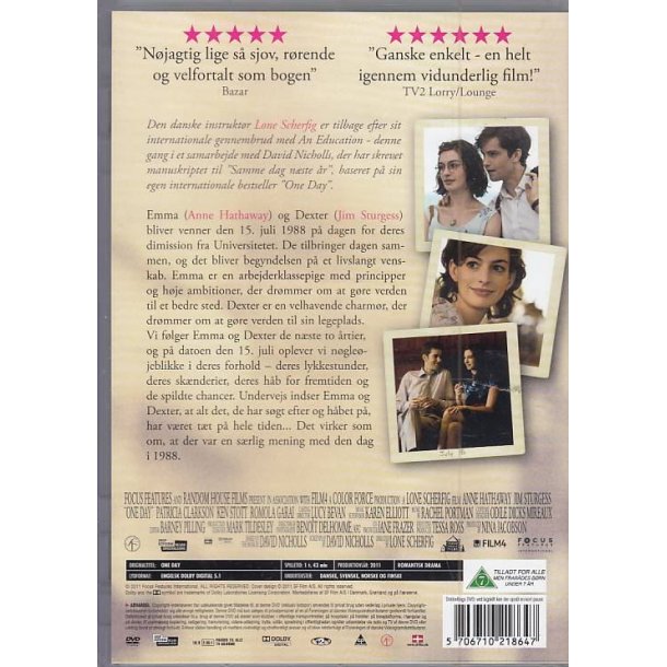 Samme dag n�ste �r (DVD)