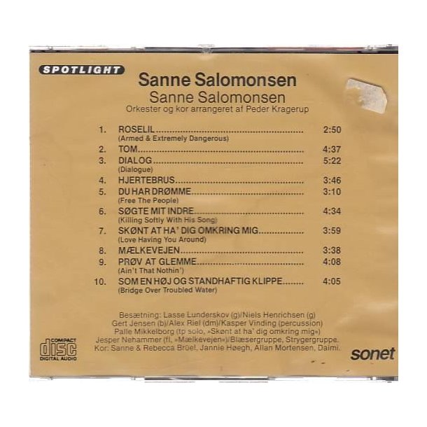 Sanne Salomonsen (CD)