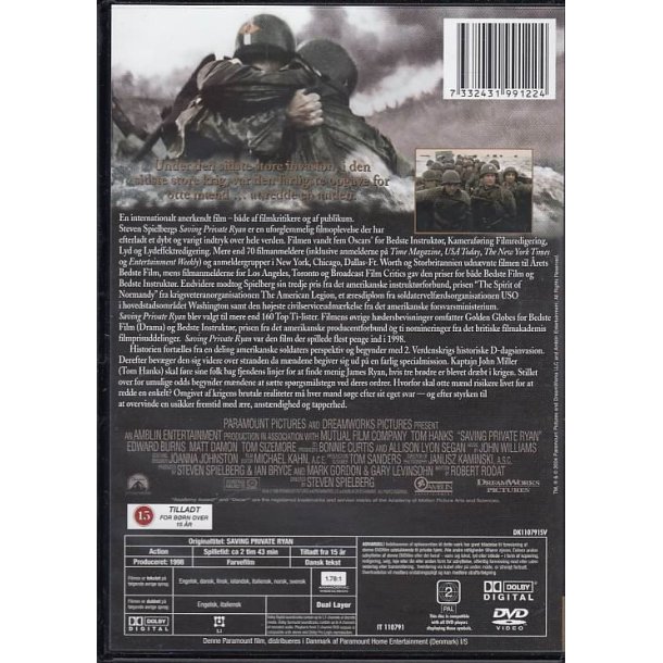 Saving private Ryan (DVD)