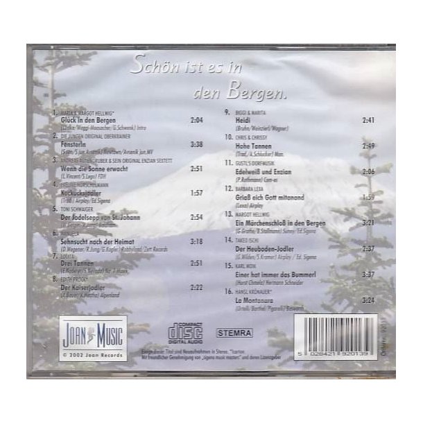 Sch�n ist es in den Bergen (CD)