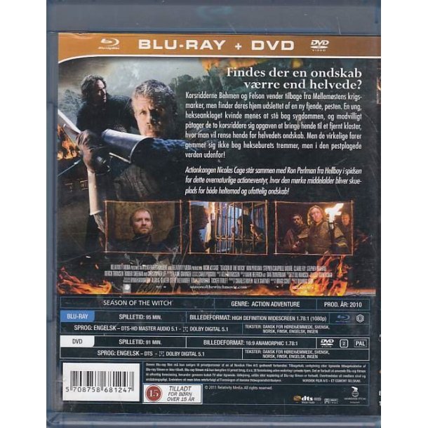 Season of the Witch (Blu-ray + DVD)