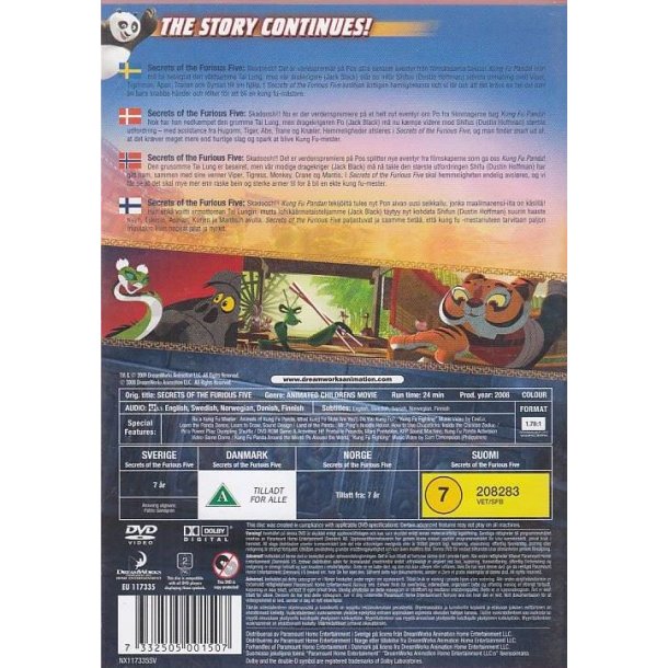 Secrets of the furious five (DVD)