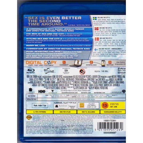 Sex and the city 2 - Combo (Blu-ray)