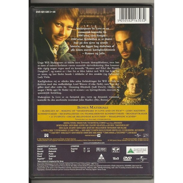 Shakespeare in love (DVD)