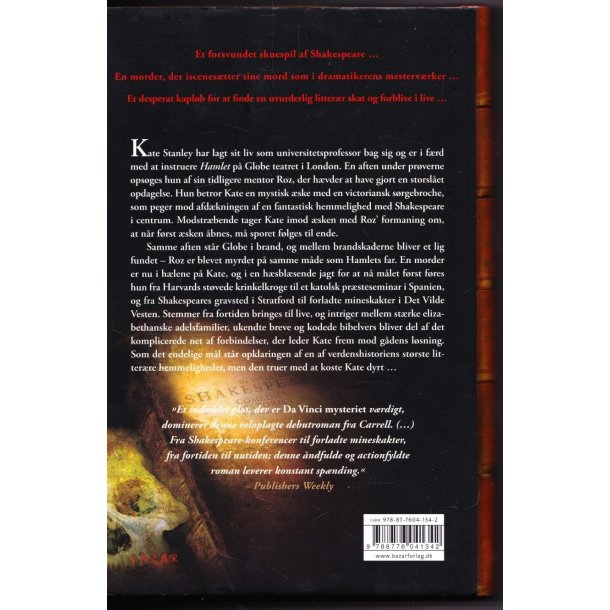 Shakespeares hemmelighed (Bog)