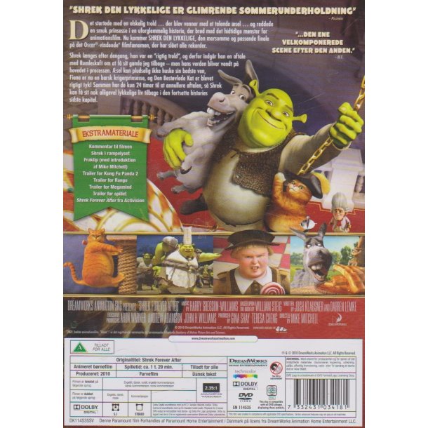 Shrek den lykkelige - Sidste kapitel (DVD)