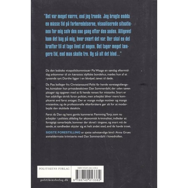 Sidste forestilling (Bog)