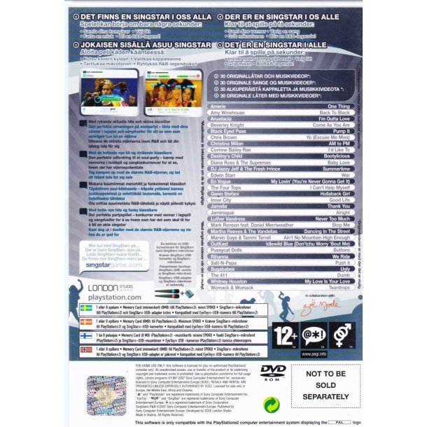 Singstar - R and B (Spil)