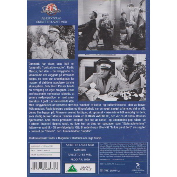 Skibet er ladet med .... (DVD)