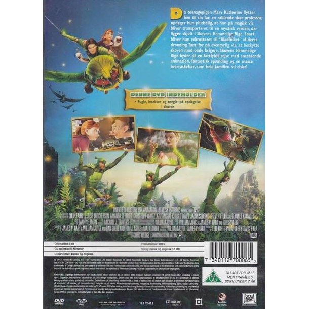 Skovens hemmelige rige (DVD)