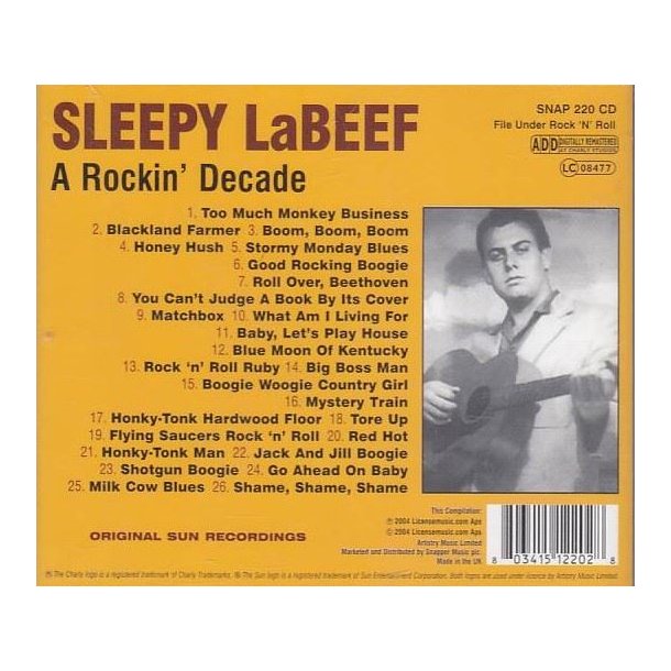 A Rockin' Decade (CD)