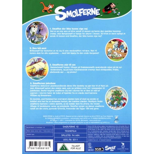 Sm�lferne 12 - Sm�lfernes Juleshow  (DVD)