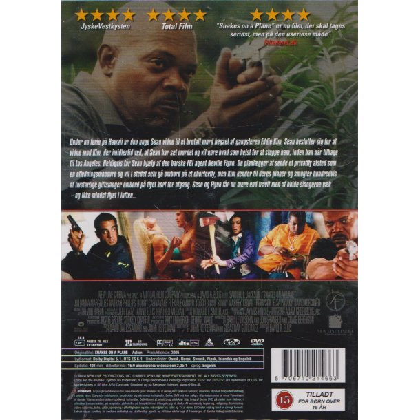 Snakes on a plane (DVD)