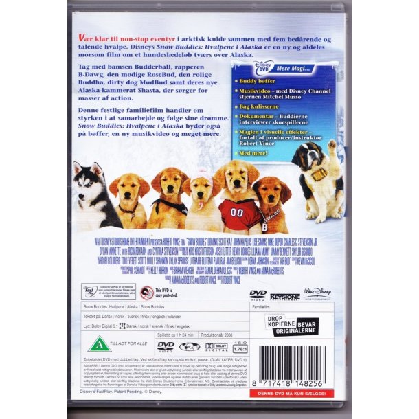 Snow Buddies - Hvalpene i Alaska (DVD)