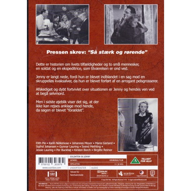 Soldaten og Jenny (DVD)