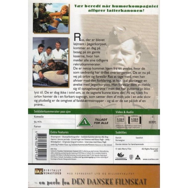 Soldaterkammerater paa sjov (DVD)