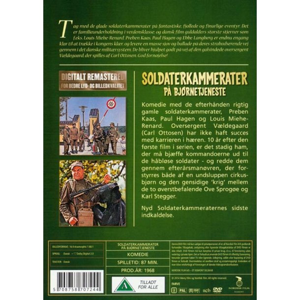 Soldaterkammerater p� bj�rnetjeneste (DVD)
