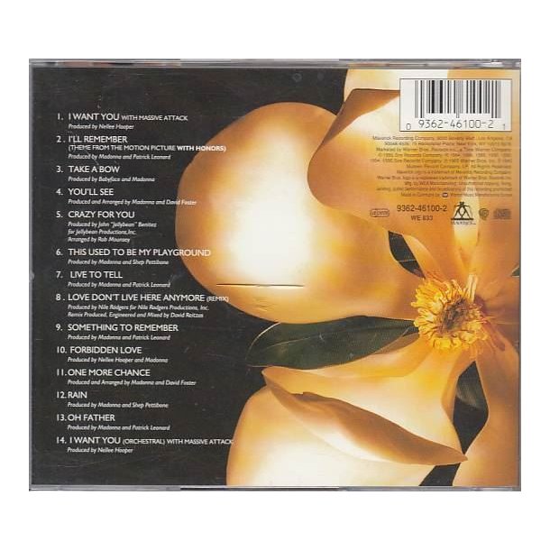 Somthing to remember (CD)