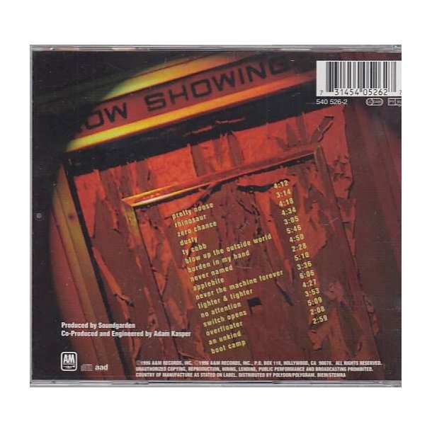 Down On The Upside (CD)