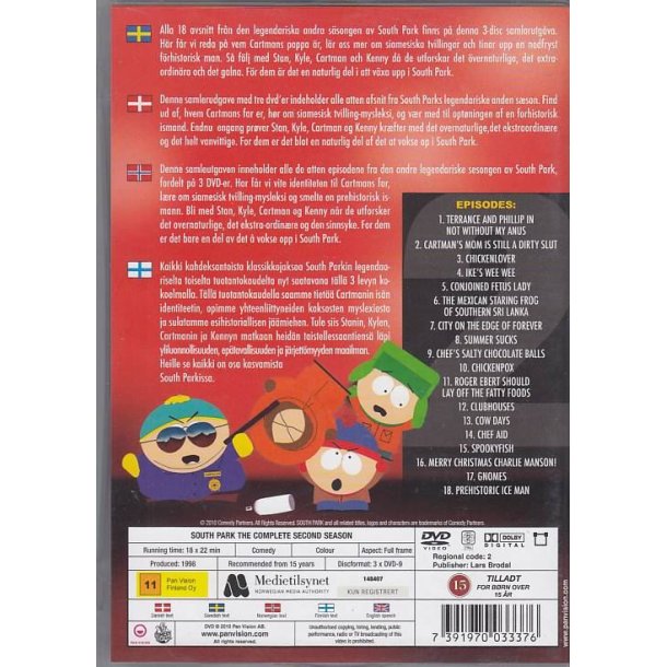 South Park - S�son 2 (DVD)