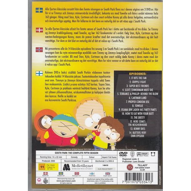 South Park - S�son 5 (DVD)