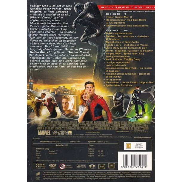 Spider-Man 3 (DVD)