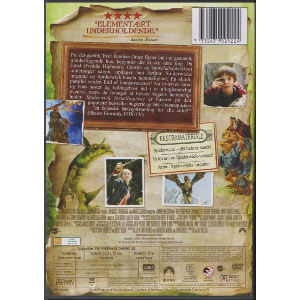 Spiderwick Fort�llingerne (DVD) 