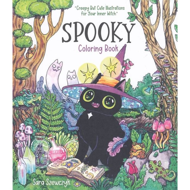 Spooky Coloring Book (Bog)