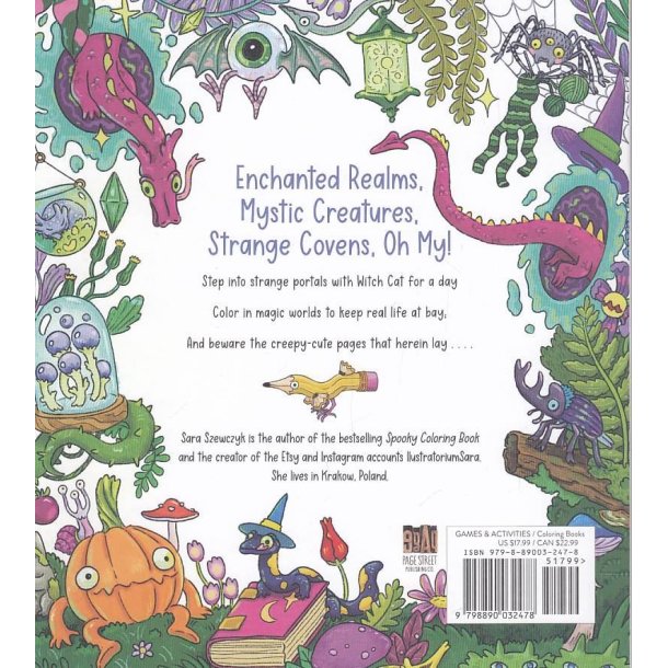 Spooky Coloring - Adventures of Witch Cat (Bog)