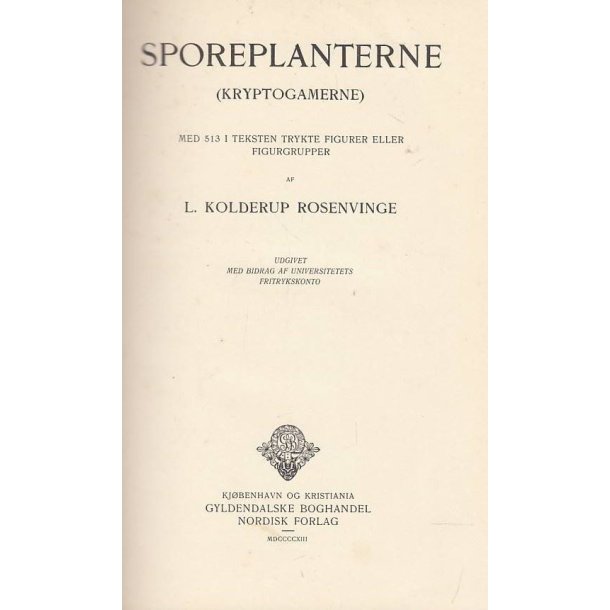 Sporeplanterne (Bog)