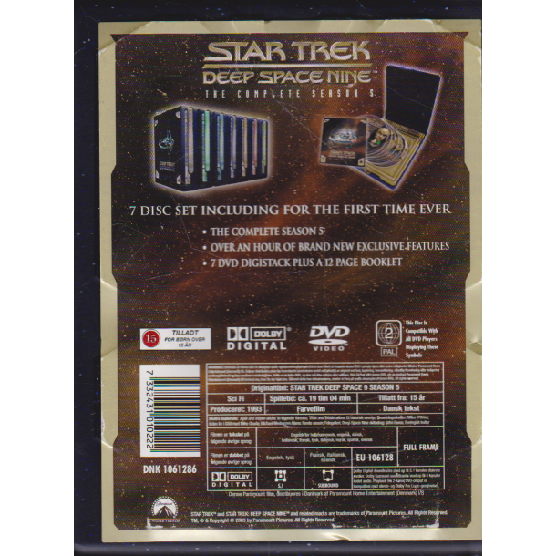 Star Trek Deep space nine - S�son 5 (DVD)