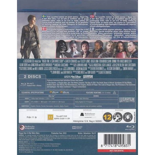 Star Wars - Rogue one (Blu-ray)