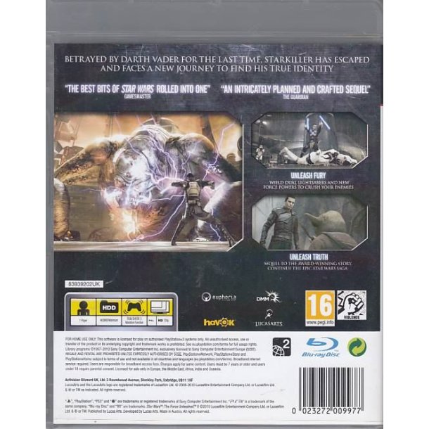 Star Wars - The Force unleashed 2 (Spil)
